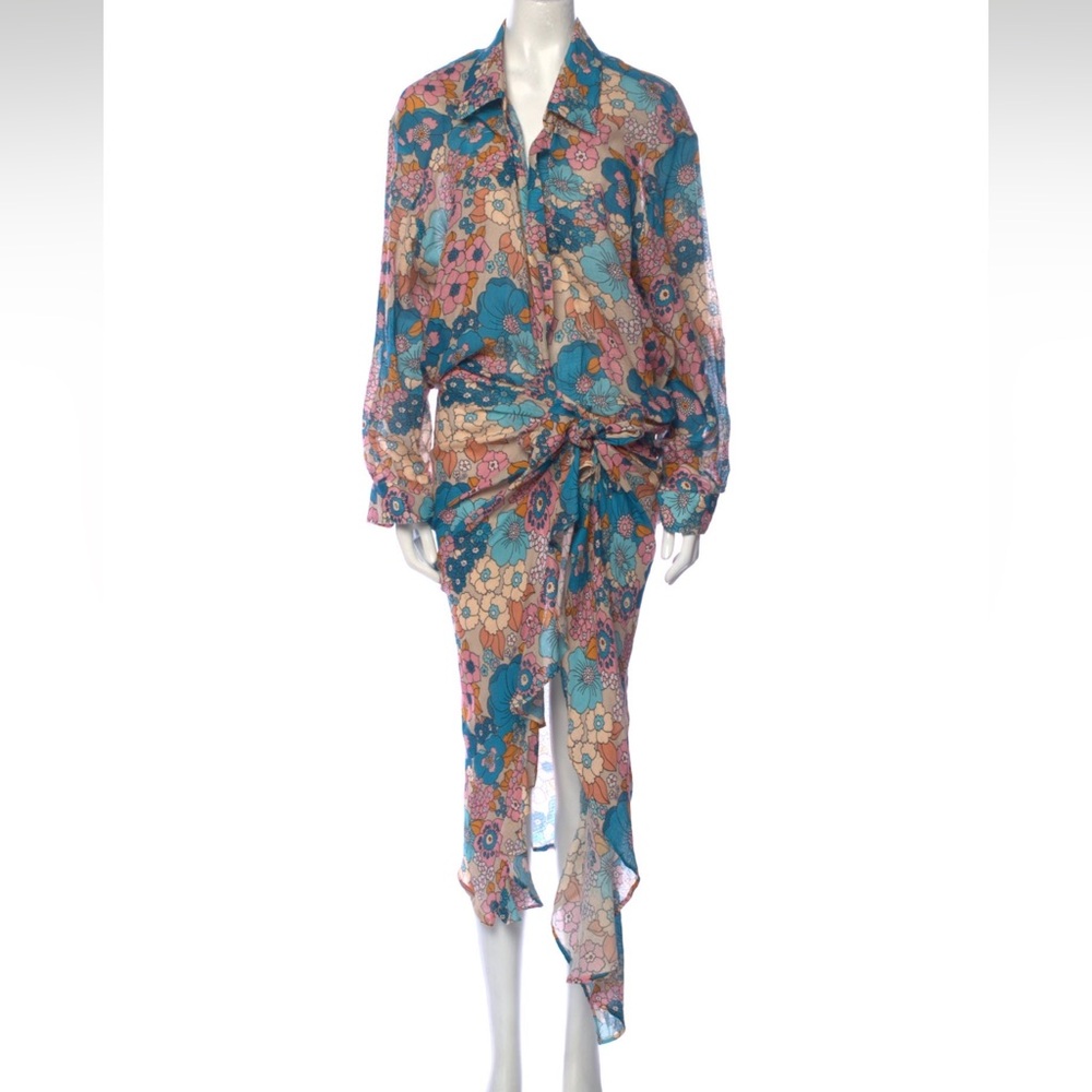 DODO BAR OR FLORAL PRINT LONG DRESS